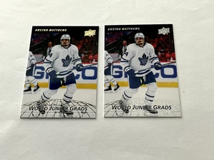2022-23 UD S2 World Junior Grads (base & gold) #WG-8 Auston Matthews - Toronto - Imagen 1 de 2