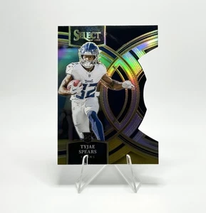 2023 Select Tyjae Spears Premier Black & Gold Prizm Die-Cut #172 Titans RC - Picture 1 of 2