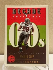 2023 Panini Legacy Warren Sapp Decade of Dominance #DOD-20 Tampa Bay Buccaneers - Picture 1 of 2