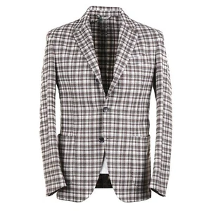 Luigi Borrelli Slim-Fit Layered Check Soft Flannel Wool Sport Coat 38R (Eu 48) - Picture 1 of 12