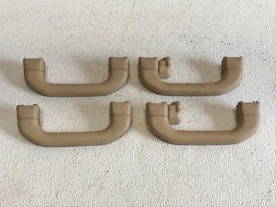 01-05 Mercedes Benz C320 C230 Agarre de techo Manija Beige Juego de 4 OEM Foto 1 de 4