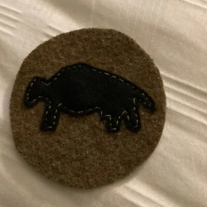 WW 1 92nd Infrantry  Hand Sewn Felt On Wool Patch Repro - Picture 1 of 5