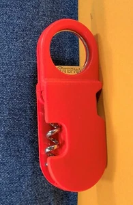 "Terna" Vintage Bulgarian Salesman Red Bottle Opener&Corkscrew - Picture 1 of 5