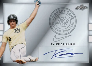 2018 TYLER CALLIHAN Leaf Metal Chrome Prismatic Refractor Rookie Autograph AUTO - Picture 1 of 1