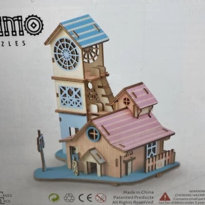 Reality Puzzle Riverside Villa Laser Cut Wood Allessimo XE-GO54H - Picture 1 of 4