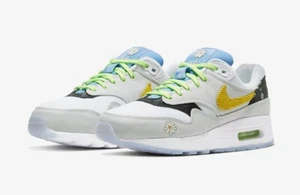 Size 4Y - Nike Air Max 1 Daisy (GS) CW5861-100 Grade School (GS) Sizing - Picture 1 of 4