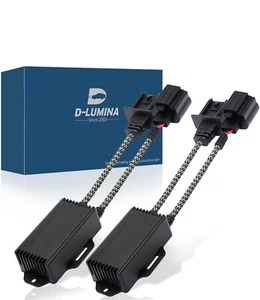 H13 9008 Bombilla LED Faro Canbus Error Antiparpadeo Resistencia Cancelador Decodificador - Imagen 1 de 9