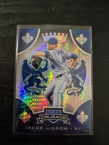 2019 Panini Chronicles Crusade Hyper Prizm /299 Jacob DeGrom #13 New York Mets - Picture 1 of 2