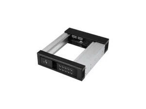 StarTech HSB1SATSASBA 5.25 to 3.5 Hard Drive Hot Swap Bay - Aluminum - Trayless - Picture 1 of 5