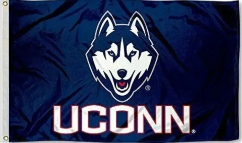 UCONN-Huskies 3x5 Flag University of Connecticut-New 3 x 5 Banner Fast Shipping Cover
