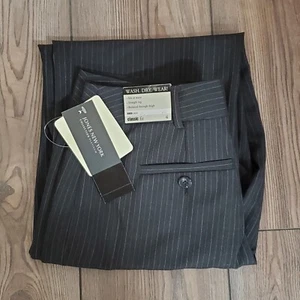 New York Jones Sloane Classic Fit Dress Pants Women's 4 Pinstripe NWT MSRP $109 - Picture 1 of 9