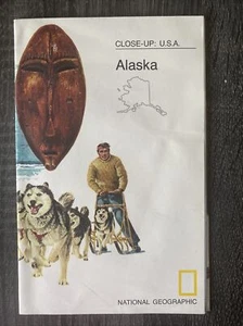 Vintage 1975 National Geographic Nahaufnahme USA Kartenposter Alaska - Bild 1 von 6