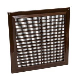 Vent Systems Brown Air Duct HVAC Return Plastic Grill Cover 10" x 10" - 2 Pack - Picture 1 of 1