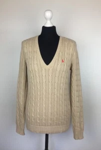 Ralph Lauren Sport Women's Pullover Jumper 100% Cotton Size M/M - Picture 1 of 5