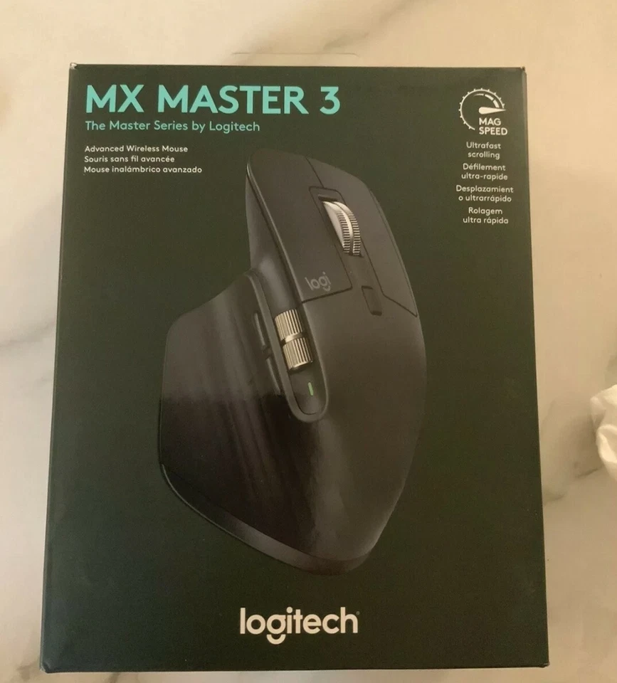 Logitech 910-005647 MX Master 3 Advanced Wireless Mouse - Black - Image 1 of 1