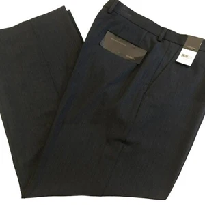 Claiborne R-Essentials vorne flach Herren Hose Gr. 36x30 schwarz neu mit Etikett - Bild 1 von 6