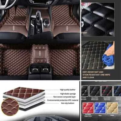 For Ft Lincoln MKC MKS MKT MKX MKZ Nautilus Car Floor Mats Carpet Waterproof - Image 1 of 4