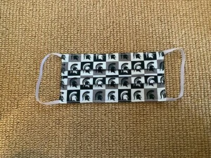 Michigan State University handgefertigte 100 % Baumwolle Gesichtsmaske, wiederverwendbar und waschbar - Bild 1 von 3