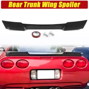 97~2004 For Corvette C5 Rear Trunk Spoiler Wing ZR1 Extended Style Carbon Fiber - Picture 1 of 14