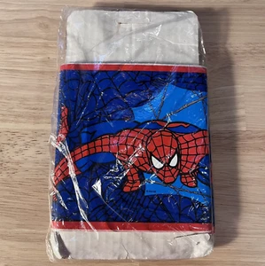 RARE! Lot/2 Spiderman Marvel Border Stick-Ups 1995 Priss Prints 6 in x 5 yards - Picture 1 of 11