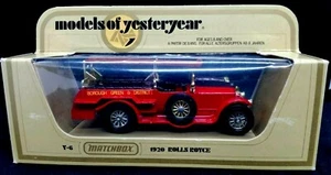 MODELS OF YESTERYEAR by MATCHBOX 1978 LESNEY Y6 1920 ROLLS ROYCE in box - Picture 1 of 7