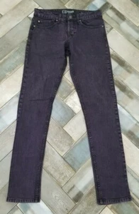 Jeans uomo Social Colusion Rude By Lip Service Button Fly viola taglia 30/32 - Foto 1 di 17