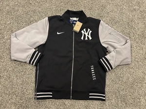 New York Yankees Nike Authentic Collection Dugout Full-Zip Bomber Jacket - Picture 1 of 8