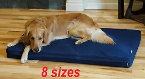 Heavy duty Waterproof Orthopedic MEMORY FOAM Dog Bed w/ removable denim cover - Picture 1 of 13