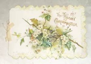 Antique Victorian Book The Night Of Christmas Tide Art Lithograph Publishing Co - Picture 1 of 6