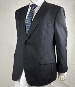 Abrigo deportivo SUITSUPPLY para hombre 46US 56IT S gris oscuro lana Canonico 110’s nuevo sin etiquetas - Imagen 1 de 14