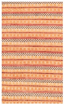 Alfombra tradicional de lana oriental anudada a mano de 3'10" x 6'0" Foto 1 de 4