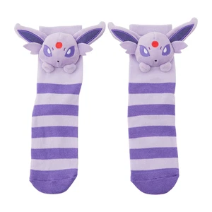 Pokemon mittellange Socken mit Maskottchen Espeon Japan NEU Pokemon Center - Bild 1 von 3