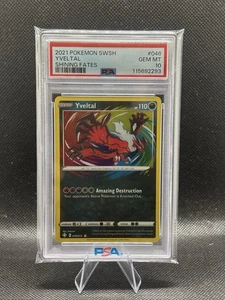 Yveltal 046/072 Shining Fates Holo PSA 10 - Foto 1 di 1