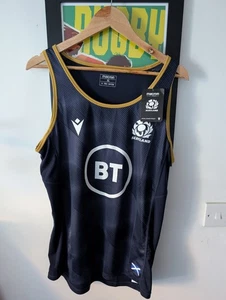 Macron Scotland Rugby Men’s Vest Top Size XL NWT - Picture 1 of 7