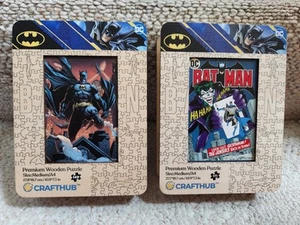 Crafthub DC Batman 149pz & Joker 171pz - Puzzle in legno A4! - Foto 1 di 16