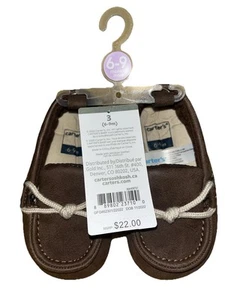 Carter’s Brown Leather Loafer for Toddler 6-9M - Picture 1 of 4