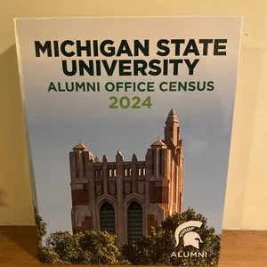Michigan State University 2024 Alumni Office Census NEW 912 pages MSU Book - Foto 1 di 6