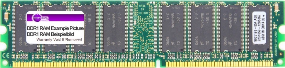 512MB G.skill DDR1 RAM PC3200U 400MHz CL 2.5-4-4-8@2.5V-2.6V F1-3200PHU1-512NT - Image 1 of 1
