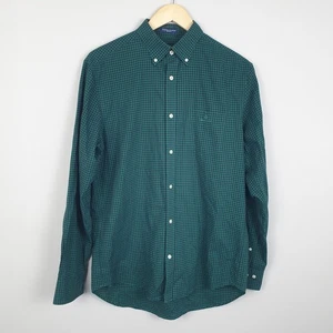 Camisa de guinga Gant Broadcloth para hombre verde mediana manga larga abotonada - Imagen 1 de 12