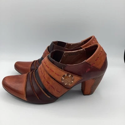 Mujer L'Artiste Spring Step Botín Marrón Talla 39 Cuero Multicolor Foto 1 de 4