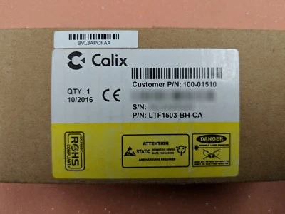 New Calix 100-01510 10GE 1550nm 40KM RT SFP+ BVL3APCFAA (* We also buy Calix! *) - Image 1 of 3