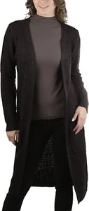 ToBeInStyle Women's Long Knit Waffle Duster Sweater - Picture 1 of 20