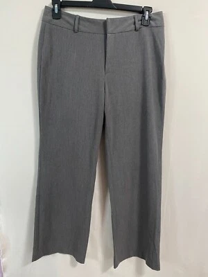 Size 14 Womens Hillard & Hanson Casual Pants Gray Stretch 31" Inseam (R15) - Image 1 of 4