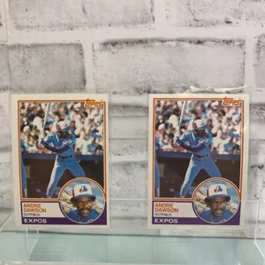 Lotto 2 carte Topps Baseball Andre Dawson #680 1983 - Foto 1 di 5