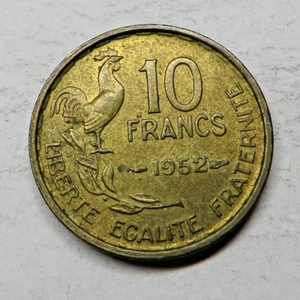 France 10 Francs 1952 Aluminum-Bronze KM#915.1 - Picture 1 of 2