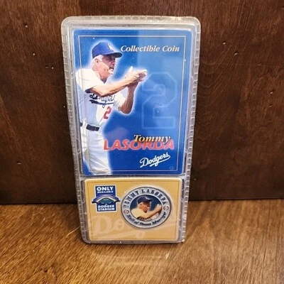 Dodgers Stadium Tommy Lasorda Collectible Coin Hall Fame Manager NIP Los Angeles - Image 1 of 4