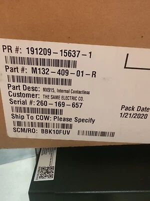 Verifone MX 915 Pin Pad Payment Terminal M132-409-01-R - Image 1 of 2