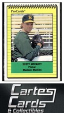 Scott McCarty 1991 ProCards #2127  Madison Muskies
