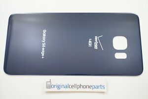 OEM Samsung Galaxy S6 EDGE+ G928V Back Glass Rear VERIZON LOGO BLUE ORIGINAL