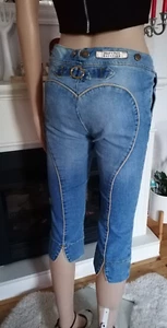 Jean Paul Gaultier  Coole Slim Capri 7/8 Jeans Gr. it 42 EU 38 Stretch TOP - Bild 1 von 23